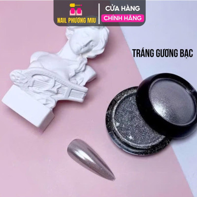 Tráng Gương Lẻ Màu Bạc Và Vàng Siêu Mịn Làm Nail, Tạo Hiệu Ứng Tráng Gương Sáng Loáng Cho Móng Bóng Đẹp Kết Hợp Cùng Sơn Gel Nữ Women