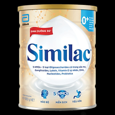 Sữa Bột Similac 5G 0+ (0-12 tháng) 850g