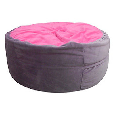 Ghế Lười Hình Trụ Phú Mỹ GH-HTRU-HOXA-120 (Hồng Xám)