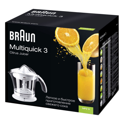 Máy Vắt Cam Braun MPZ9 - Trắng - Hàng Chính Hãng