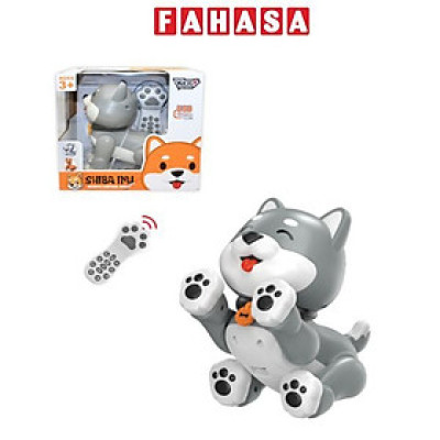 Đồ Chơi Robot Chú Chó Shiba Năng Động Có Điều Khiển - Vecto VTK47/GY - Màu Xám