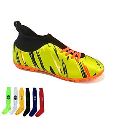 Giày Đá Bóng Cổ Thun Kèm Tặng Vớ