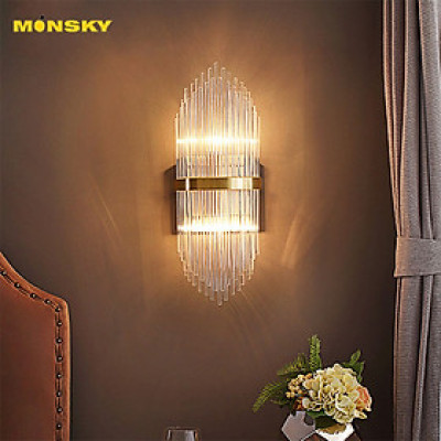 Đèn tường ZUDAN pha lê kiểu dáng độc đáo, trang trí nội thất sang trọng.