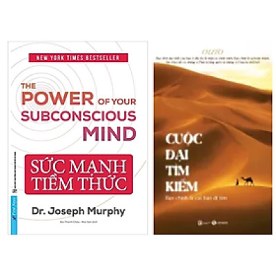 Combo 2Q Sách Tư Duy - Kĩ Năng Sống : Cuộc Đại Tìm Kiếm - Bạn Chính Là Cái Bạn Đi Tìm + Sức Mạnh Tiềm Thức (Tái Bản)