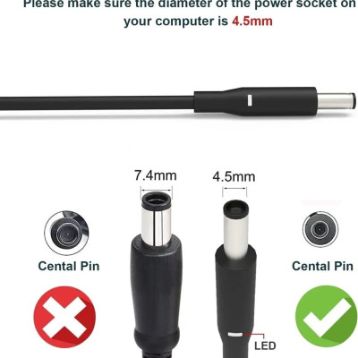 Sạc cho laptop Dell Precision 5510 Adapter 19.5V-6.7A hàng nhập khẩu.