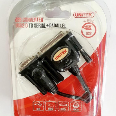 CÁP USB 2.0 -> RS232/COM 9 UNITEK (Y-107) - HÀNG CHÍNH HÃNG