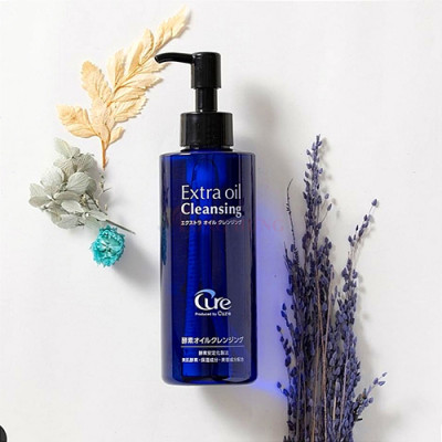 Dầu tẩy trang Cure Extra Oil Cleansing làm sạch và dưỡng ẩm (200ml) - Hàng chính hãng