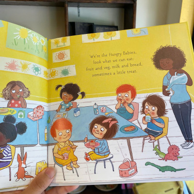 Sách - Hungry Babies by Fearne Cotton | Children English Book / Ngoại văn Nhập khẩu Tiếng Anh