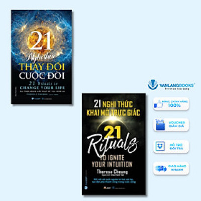 Sách - Combo 2 Cuốn 21 Nghi Thức Thay Đổi Cuộc Đời + Khai Mở Trực Giác - Vl