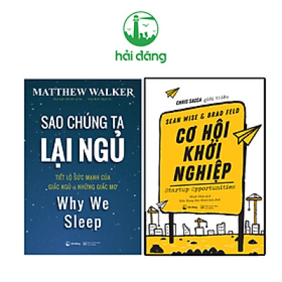 Combo Sao chúng ta lại ngủ + Cơ hội khởi nghiệp