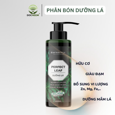 Combo phân bón toàn diện MONROVIA hữu cơ giúp cây khỏe, lá xanh mướt cho cây cảnh, dung tích 1.5l