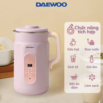 Máy Làm Sữa Hạt Daewoo DWSM-1310 1L, tặng Cẩm Nang 50 Công Thức - Máy Xay Nấu Đa Năng BH 2 năm, Hàng Chính Hãng
