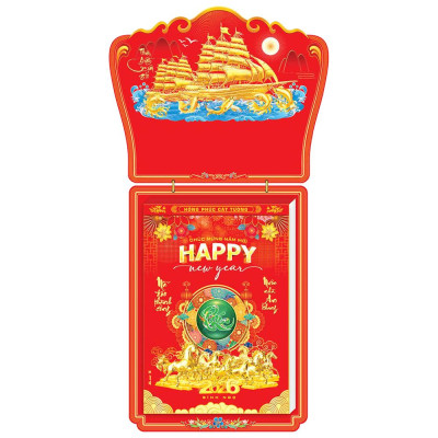 Lịch Bloc Siêu Cực Đại 2026 - Chủ Đề Thông Điệp Cuộc Sống - Văn Lang VL02