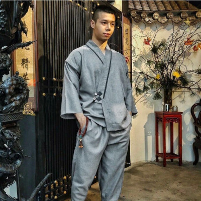 ĐỒ LAM ĐI CHÙA  Đồ Lam Đi Chùa Set Đồ Nam Cao Cấp S11