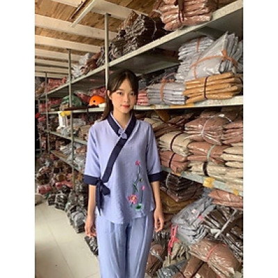 ĐỒ LAM ĐI CHÙA  Xéo Nơ Hoa Sen Tơ