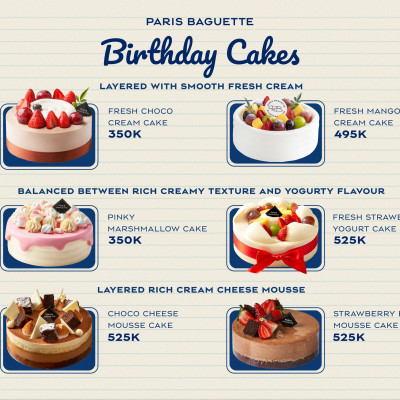 Giftpop - Phiếu Quà Tặng Paris Baguette 500K