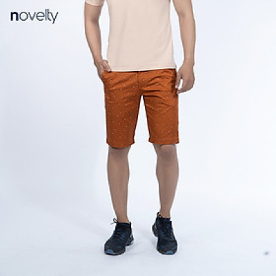 Quần Short kaki Novelty màu cam in họa tiết 1902690