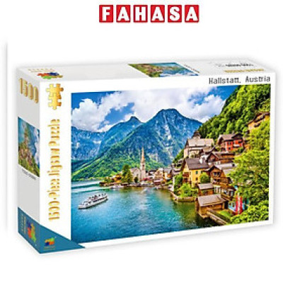 Bộ Tranh Ghép Hình Minh Châu - 60 x 80 cm (1500 Mảnh Ghép) - Hallstatt Austria