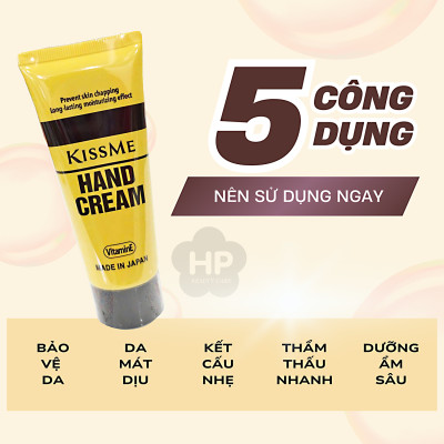 Kem Dưỡng Ẩm Và Làm Mềm Da Tay Kissme Moisturizing Hand Cream (2 Size)