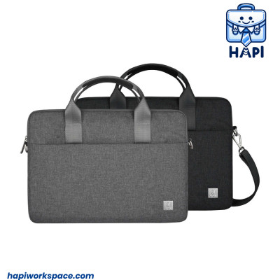 Túi hàng chính hãng WIWU Minimalist Laptop Bag II Wi-MLBII 14 inch, 15.6 inch: Trượt nước, chống sốc, ngăn phụ kiện