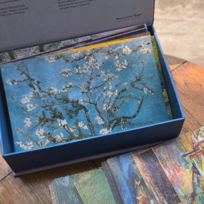 BỘ 100 POSTCARD VAN GOGH – Giấy mỹ thuật 300g cao cấp - Nho Xanh 