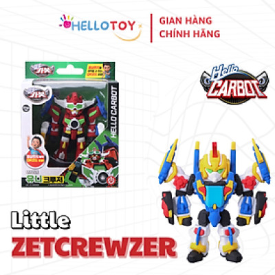 Đồ chơi Robot Little Zetcrewzer Hello Carbot HC-F-006SD - Mô hình nhựa PVC cho trẻ em trên 37 tháng tuổi - Hello Toy