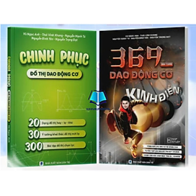 Sách - Combo 2c chinh phục đồ thi dao động cơ + 369 bài toán dao động cơ kinh điển (MAP)