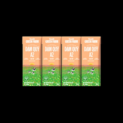 Sữa Tươi Tiệt Trùng Green Farm A2 Không Đường Vinamilk Hộp 180ml