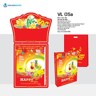 Lịch 2026 Bloc Siêu Đại – Chủ Đề Ẩm Thực Ba Miền | Lịch Tết Treo Tường Cao Cấp Vanlangbooks | Mã: VL05A