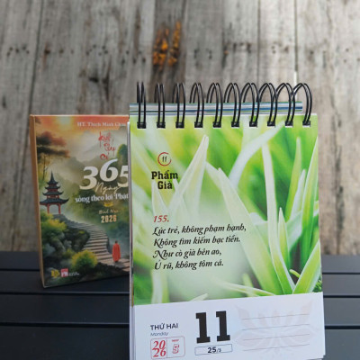  Sách Lịch bàn 2026 - Kinh Pháp Cú - HT. Thích Minh Châu