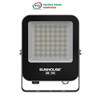 Đèn pha LED SUNHOUSE Spec SHE-LSPPL01.30W Sử dụng Chip LED ,Tuổi thọ 25.000 giờ, chuẩn IP66, chống nước