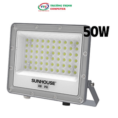 Đèn Pha led ECO Sunhouse 50W SHE-LECPL01 Sử dụng Chip LED ,Tuổi thọ 25.000 giờ