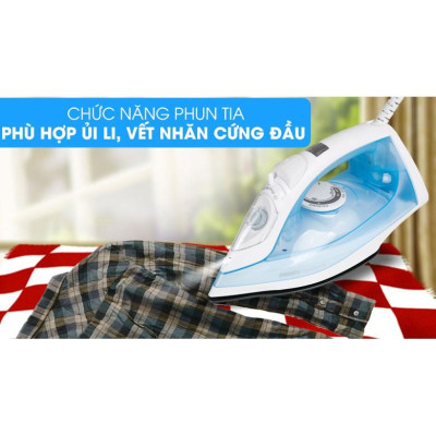 Bàn là hơi nước cầm tay Philips GC1740, công suất 2000W | Hàng Chính Hãng