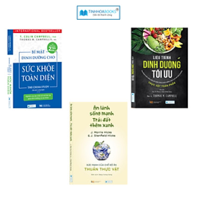 Combo 3 cuốn sách: Bí mật dinh dưỡng + Liệu trình dinh dưỡng + Ăn lành sống mạnh