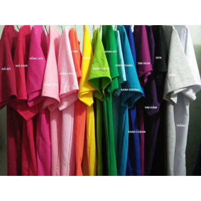 ComBo 10 áo thun trơn Được Chọn Màu