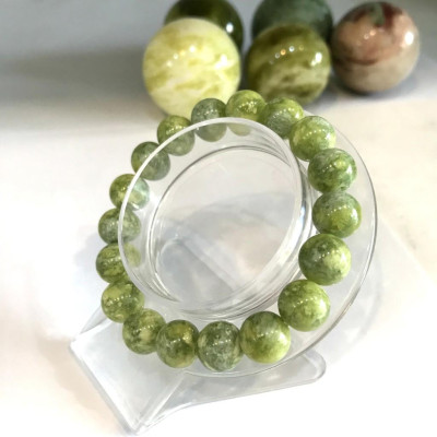 Vòng tay hột ngọc vàng hoa trắng 10 li giá sỉ