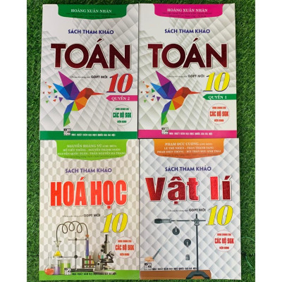 Sách - Combo Sách Tham Khảo Toán + Vật Lí + Hóa Học 10 (Dùng Chung Cho Các Bộ SGK Hiện Hành) (Bộ 4 Cuốn)ha-mk1