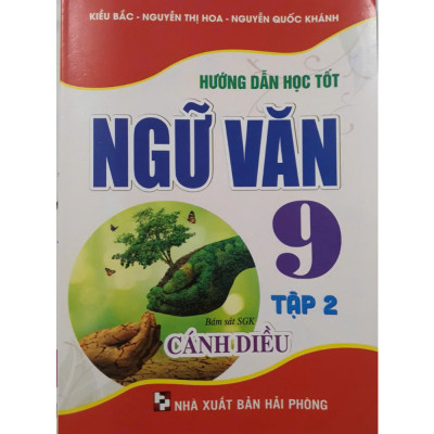 Sách - Combo Hướng dẫn học tốt Ngữ Văn 9 Tập 1 + tập 2 ( Bám sát SGK Cánh Diều) HA