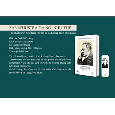 (Ấn bản đặc biệt kỷ niệm 20 năm Nhã Nam) ZARATHUSTRA ĐÃ NÓI NHƯ THẾ - Nietzsche – Nhã Nam