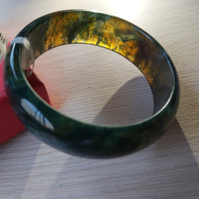 Vòng huyết ngọc thủy tảo, size 54mm