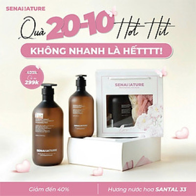 (Tặng 3 nạ) Sữa tắm nước hoa SENANATURE NOURISHING THERAPY FROM BOTANICAL EXTRACTS Perfumed Body Wash 500ml