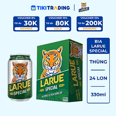 Thùng 24 Lon Bia Larue Special (330ml/Lon)