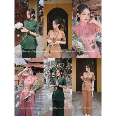 ĐỒ LAM ĐI CHÙA Mẫu Con Bướm Và Cá Ngọc