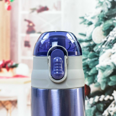 Bình giữ nhiệt LocknLock LHC6800FU, 500ml ,nút bấm tiện lợi, coating phủ đồng - Hàng chính hãng