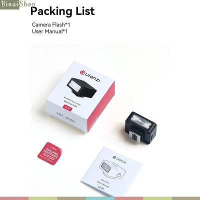 Ulanzi SL01 / SL02 / SL03 - Đèn Flash Mini GN08 Đế Gắn Hotshoe Dành Cho Máy Ảnh S.ony, C.anon, N.ikon, P.anasonic, O.lympus, F.ujifilm- Hàng chính hãng