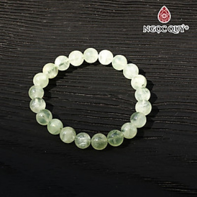 Vòng tay đá Prehnite xanh - Ngọc Qúy.