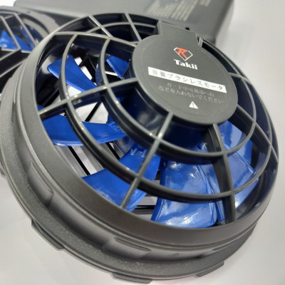 Bộ Phụ Kiện Áo Điều Hòa DOKY Nhật Bản Cao Cấp, Thời Gian Chạy 17-20 Tiếng, PIN Dung Lượng Cao 30.000mAh Quạt 12V Không Chổi Than, BH 12 Tháng