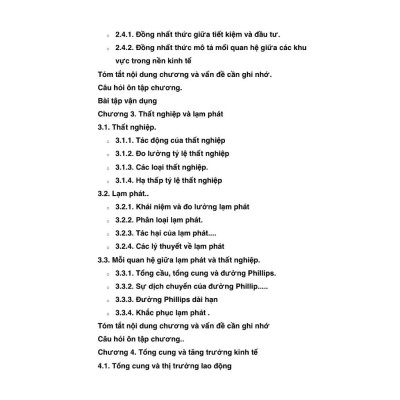 Sác Giáo trình Kinh tế vĩ mô