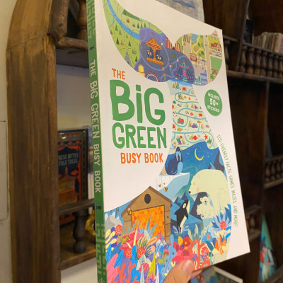 Sách - Big Green Busy Book by Damara Strong | Learn Simple Ways - Children