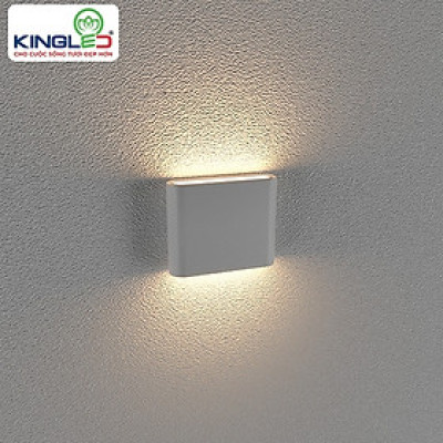 ĐÈN LED GẮN TƯỜNG NGOÀI TRỜI 8W (LWA8011-S) KINGLED